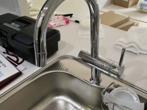 愛媛キッチン取付け隊　浄水器の取替　施工後